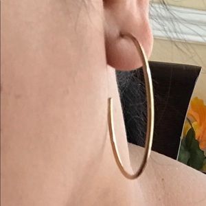 Michael Kors Jewelry - Mk earrings gold barely worn Michael Kors Jewelry - Mk earrings gold barely worn
